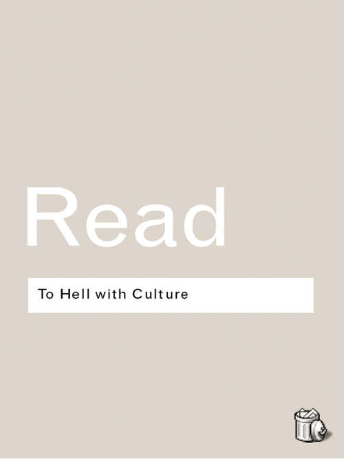 Book cover of To Hell With Culture