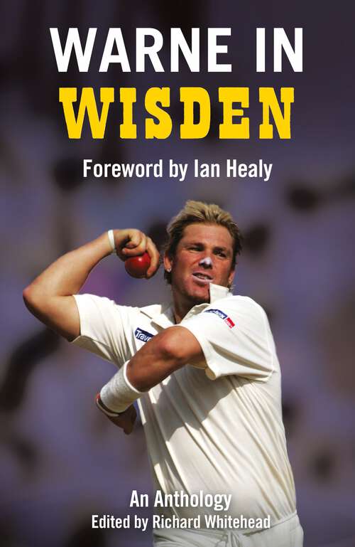Book cover of Warne in Wisden: An Anthology