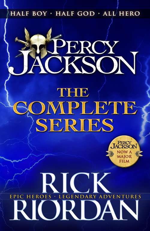 Book cover of Percy Jackson: The Complete Series (Percy Jackson and The Olympians)