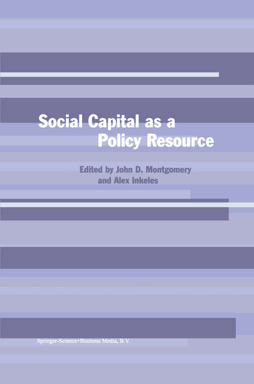 Book cover of Social Capital as a Policy Resource (2001)