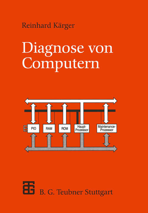 Book cover of Diagnose von Computern (1996) (XLeitfäden der Informatik)
