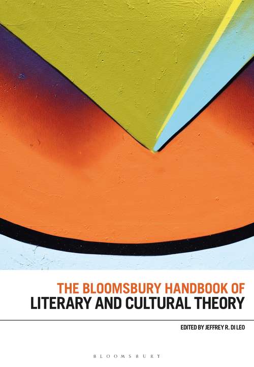 Book cover of The Bloomsbury Handbook of Literary and Cultural Theory