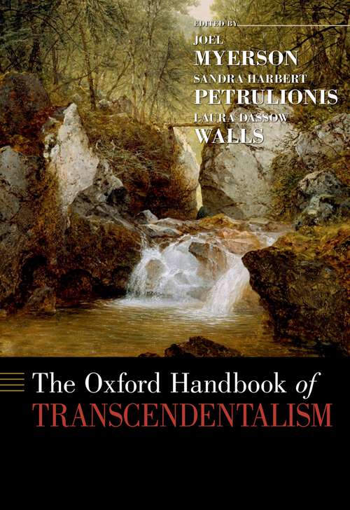 Book cover of The Oxford Handbook of Transcendentalism (Oxford Handbooks)