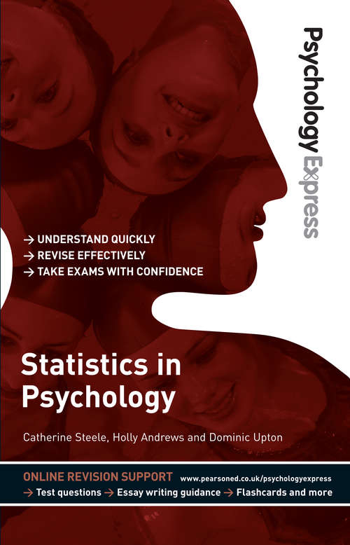 Book cover of Psychology Express: Statistics in Psychology (Psychology Express)