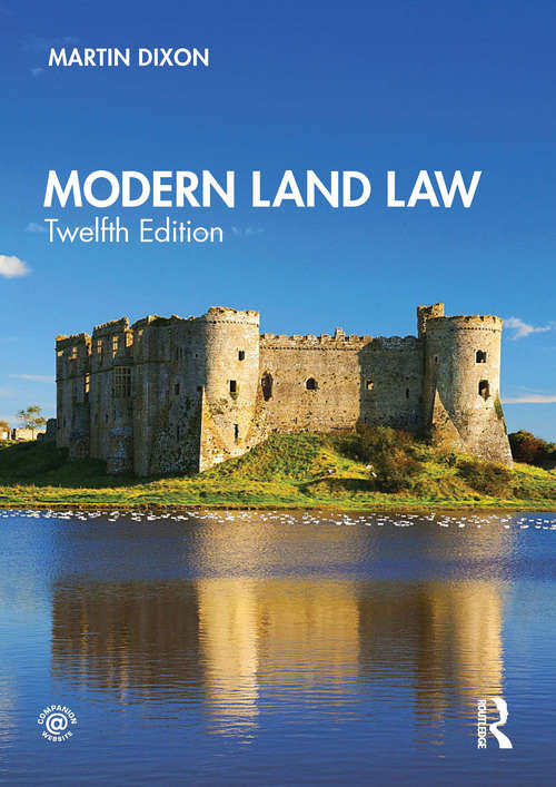 Book cover of Modern Land Law (12th Edition)