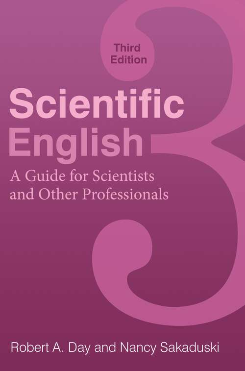 Book cover of Scientific English: A Guide for Scientists and Other Professionals (3)