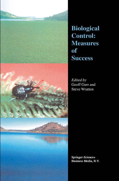 Book cover of Biological Control: Measures of Success (2000)