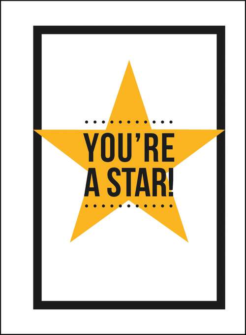 Book cover of You're a Star: A Child's Guide to Self-Esteem