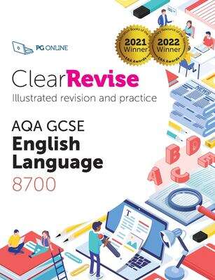 Book cover of ClearRevise AQA GCSE English Language 8700