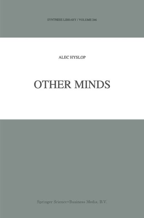 Book cover of Other Minds (1995) (Synthese Library #246)