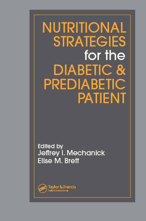 Book cover of Nutritional Strategies for the Diabetic/Prediabetic Patient