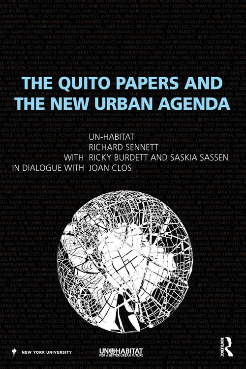 Book cover of The Quito Papers and the New Urban Agenda