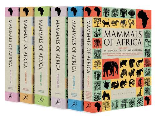 Book cover of Mammals of Africa: Volumes I-VI