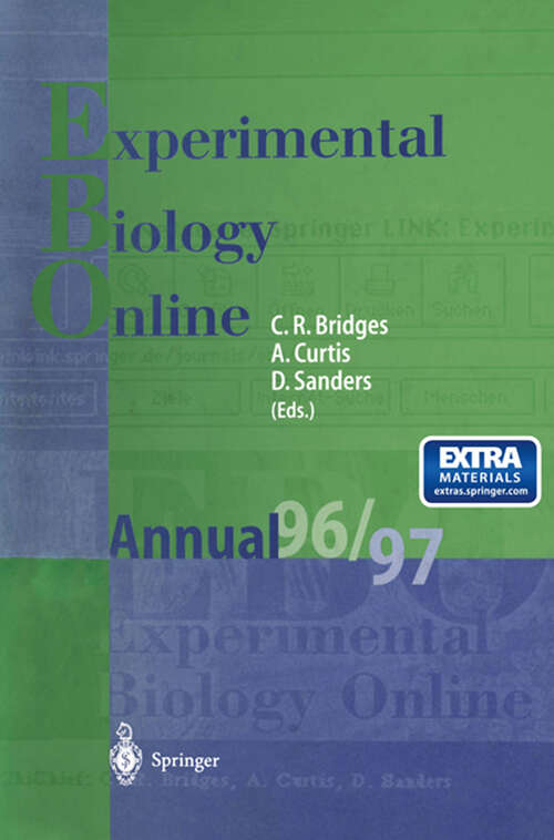 Book cover of EBO — Experimental Biology Online Annual 1996/97 (1998) (EBO - Experimental Biology Online Annual: 1996/1997)