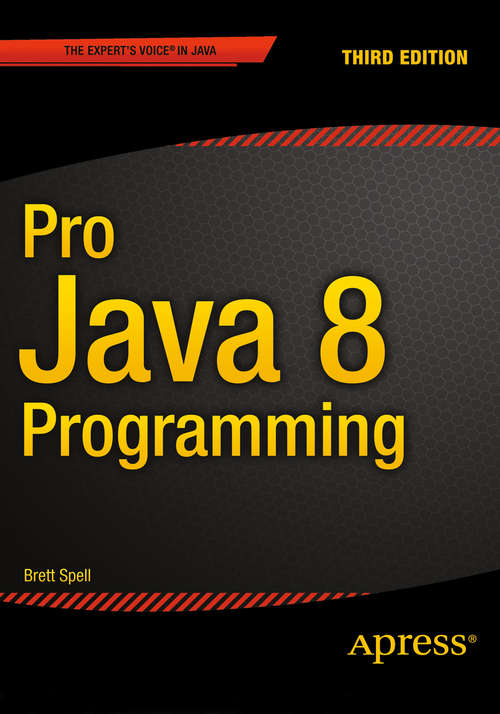 Book cover of Pro Java 8 Programming (1st ed.)