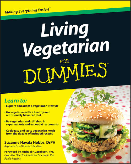 Book cover of Living Vegetarian For Dummies (2)