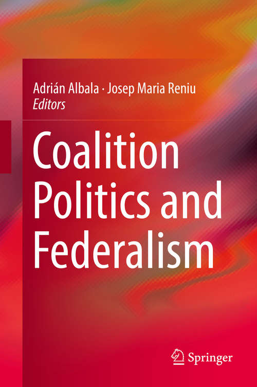 Book cover of Coalition Politics and Federalism