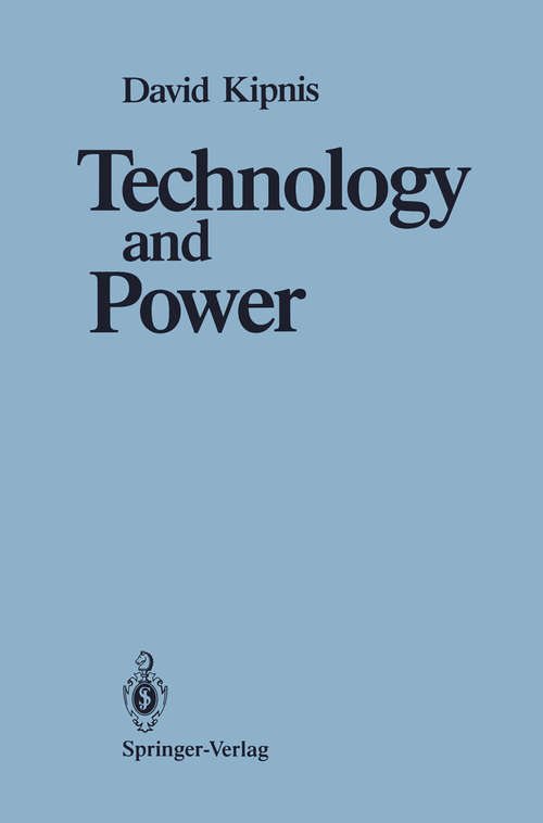 Book cover of Technology and Power (1990)