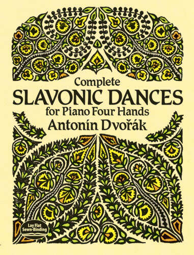 Book cover of Complete Slavonic Dances for Piano Four Hands