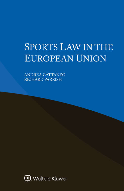 Book cover of Sports Law in the European Union