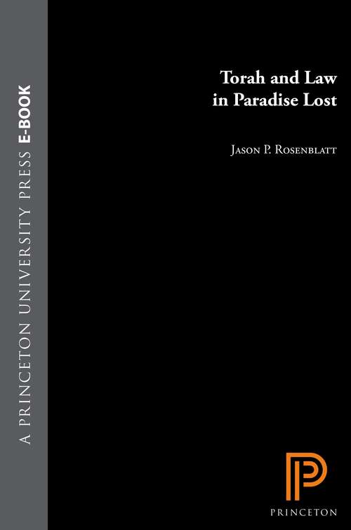 Book cover of Torah and Law in Paradise Lost