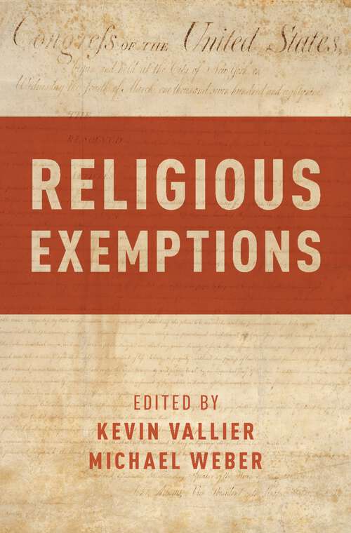 Book cover of Religious Exemptions