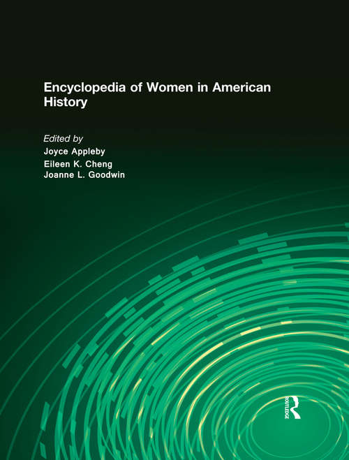 Book cover of Encyclopedia of Women in American History