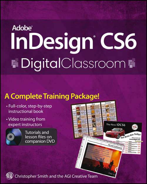 Book cover of Adobe InDesign CS6 Digital Classroom (Digital Classroom #89)