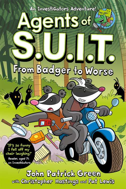 Book cover of Agents of S.U.I.T.: A Full Colour, Laugh-Out-Loud Comic Book Adventure! (Agents of S.U.I.T. #2)