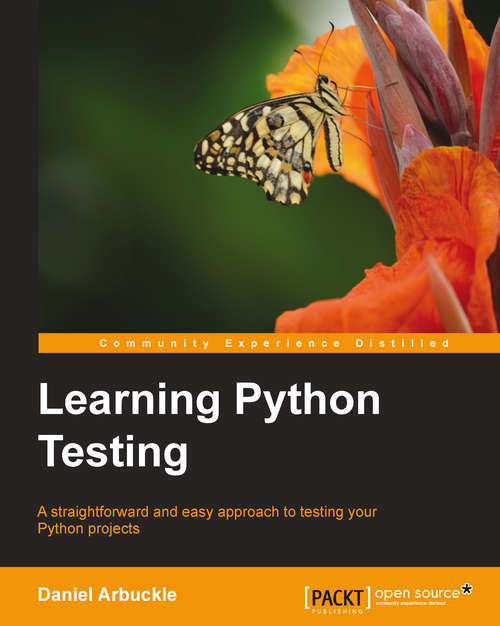 Book cover of Learning Python Testing