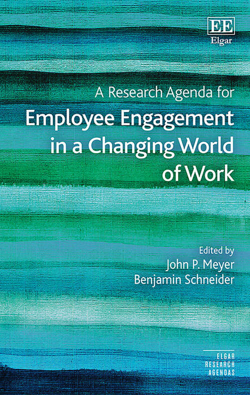 Book cover of A Research Agenda for Employee Engagement in a Changing World of Work (Elgar Research Agendas)