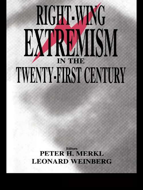 Book cover of Right-wing Extremism in the Twenty-first Century (2)
