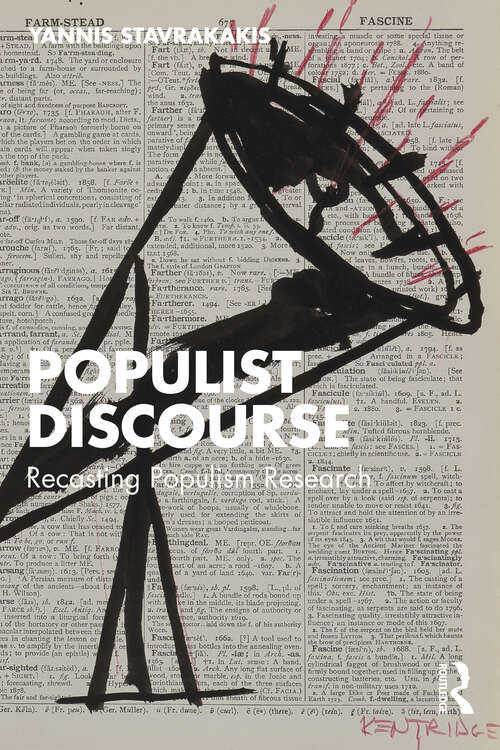 Book cover of Populist Discourse: Recasting Populism Research