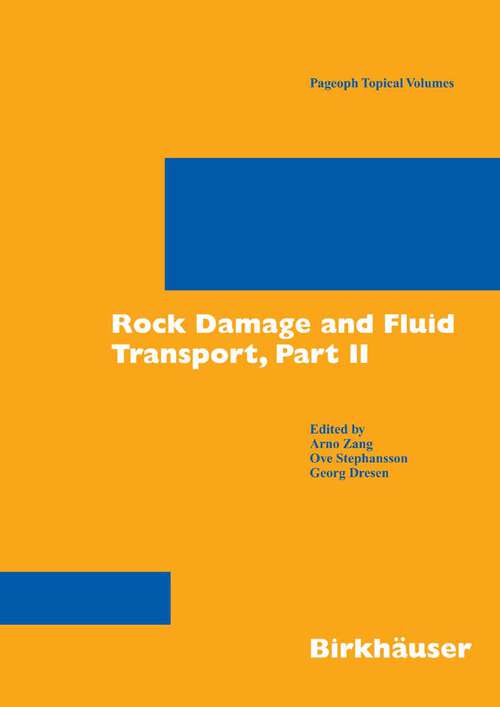 Book cover of Rock Damage and Fluid Transport, Part II (2006) (Pageoph Topical Volumes)