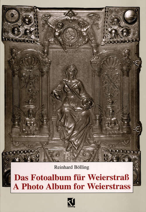 Book cover of Das Fotoalbum für Weierstraß / A Photo Album for Weierstrass (1994)