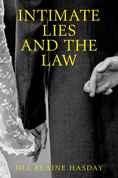 Book cover of INTIMATE LIES & THE LAW C