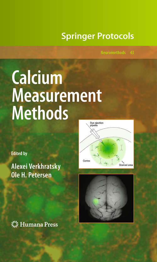 Book cover of Calcium Measurement Methods (2010) (Neuromethods #43)