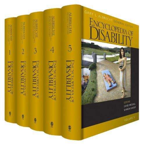 Book cover of Encyclopedia Of Disability