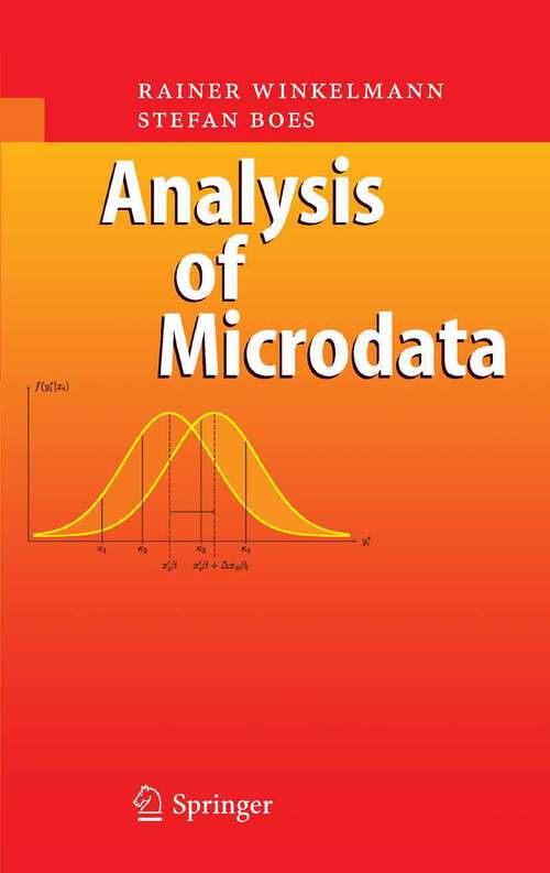 Book cover of Analysis of Microdata (2006)