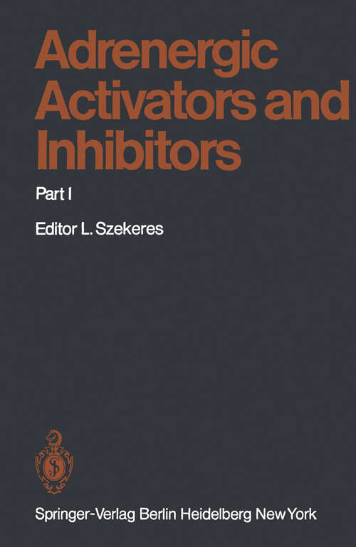 Book cover of Adrenergic Activators and Inhibitors: Part I (1980) (Handbook of Experimental Pharmacology: 54 / 1)