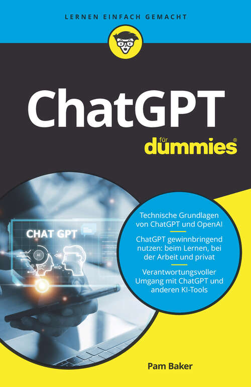 Book cover of ChatGPT für Dummies (Für Dummies)
