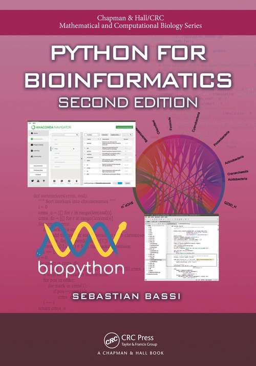 Book cover of Python for Bioinformatics (2) (Chapman & Hall/CRC Mathematical and Computational Biology)