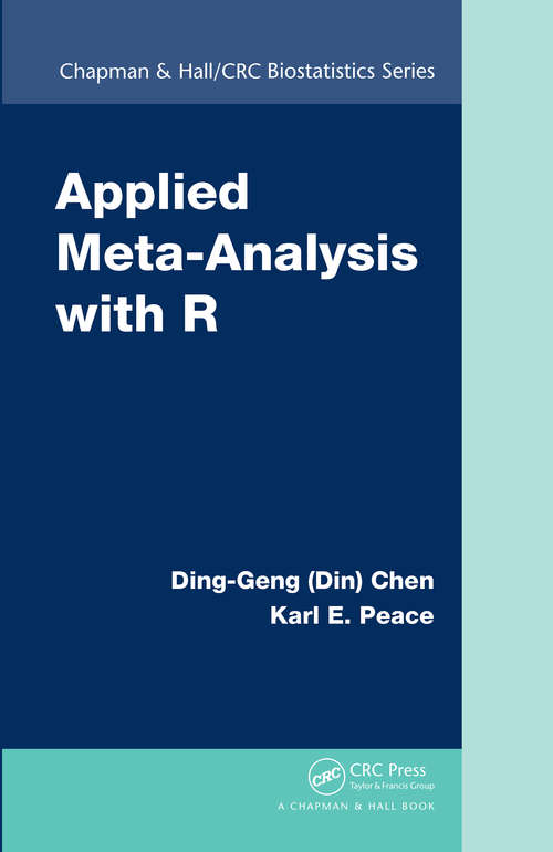 Book cover of Applied Meta-Analysis with R: Applied Meta-analysis With R