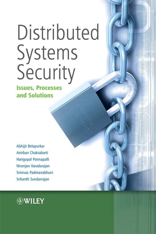Book cover of Distributed Systems Security: Issues, Processes and Solutions