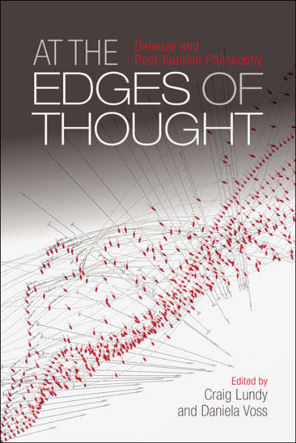 Book cover of At the Edges of Thought: Deleuze and Post-Kantian Philosophy