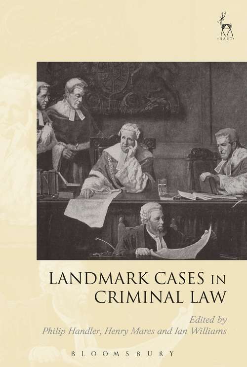 Book cover of Landmark Cases in Criminal Law (Landmark Cases)