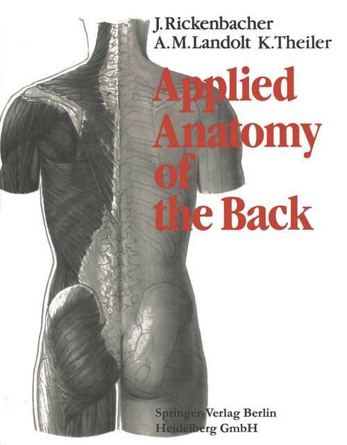 Book cover of Applied Anatomy of the Back (1985)