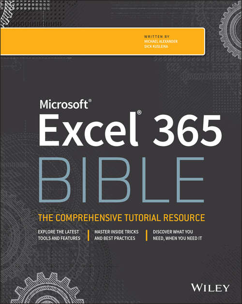 Book cover of Microsoft Excel 365 Bible (2) (Bible)