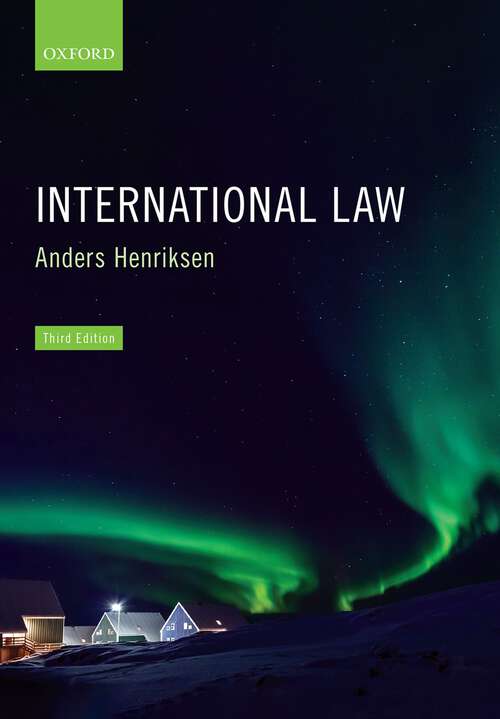 Book cover of International Law (3)