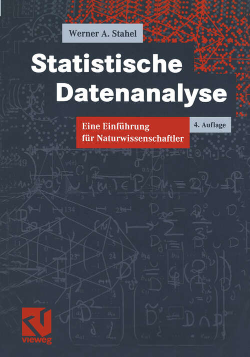 Book cover of Statistische Datenanalyse: Eine Einführung für Naturwissenschaftler (4., verb. Aufl. 2002)